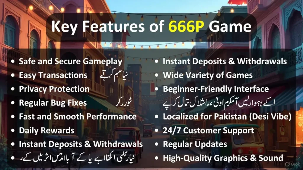 Key Features of 666P Game